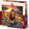 Lion Family 453102, 48 cm x 68 cm, 1000 vnt. Art Puzzle dėlionė