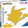Pokemon Pikachu 16846, 81.5 cm x 73 cm, 727 vnt., geltona Ravensburger dėlionė