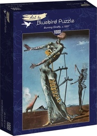 Salvador Dalí - Burning Giraffe, c. 1937, 68 cm x 48 cm, 1000 vnt. Bluebird Puzzle dėlionė