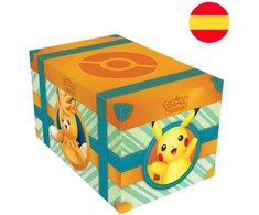 Spanish Pokemon Treasure chest collectable card game