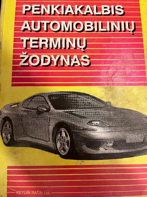 Penkiakalbis automobilinių terminų žodynas