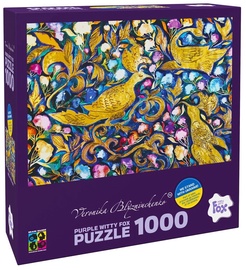 Veronika Blyzniuchenko Emerald birds 19902, 68.2 cm x 48.2 cm, 1000 vnt. Brain Games dėlionė