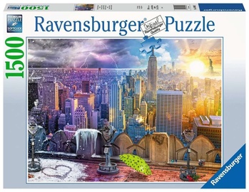 3D dėlionė New York in the summer and Lands, 1500 vnt. Ravensburger dėlionė