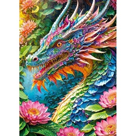 1000 Good Luck Dragon 30790 30790, 50 cm x 70 cm, 1000 vnt. CherryPazzi dėlionė