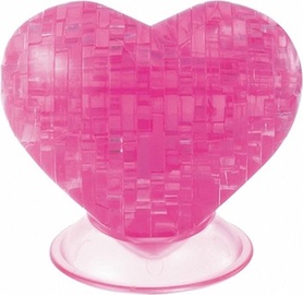 3D Heart 0036, 46 vnt., rožinė Bard dėlionė