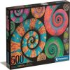 Color Boom Curly Tails 35519, 36 cm x 49 cm, 500 vnt. Clementoni dėlionė
