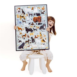 Dogs 1712, 68 cm x 48 cm, 100 vnt. CzuCzu dėlionė