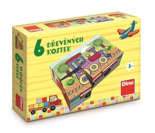 Vehicles, 6 vnt. Dino dėlionė