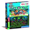 Glowing PAW PATROL 27176, 33.5 cm x 23.5 cm, 104 vnt. Clementoni dėlionė