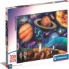 Super Space Mission 21724, 33.5 cm x 33.5 cm, 300 vnt. Clementoni dėlionė