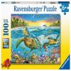 Swim With Sea Turtles 129423, 100 vnt. Ravensburger dėlionė