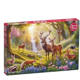 The Forest Heart, 34.5 cm x 50 cm, 500 vnt. CherryPazzi dėlionė