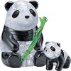3D Panda Couple, įvairių spalvų, 51 vnt. Crystal Puzzle dėlionė