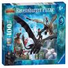Dragons The Hidden World, 100 vnt. Ravensburger dėlionė