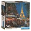Night At The Eiffel Cafe 35577, 49 cm x 36 cm, 500 vnt. Clementoni dėlionė