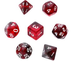 REBEL RPG kauliukų rinkinys – Mėnulio akmenys – Maroon