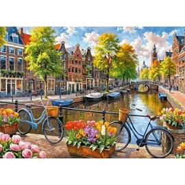 - 1000 Amsterdam Tulips 30943 30943, 50 cm x 70 cm, 1000 vnt. CherryPazzi dėlionė