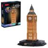 3D Big Ben 306-L537H, 23.2 cm x 25 cm, 32 vnt., ruda Cubicfun dėlionė