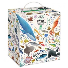 Fish And Aquatic Animals 2450, 68 cm x 48 cm, 500 vnt. CzuCzu dėlionė