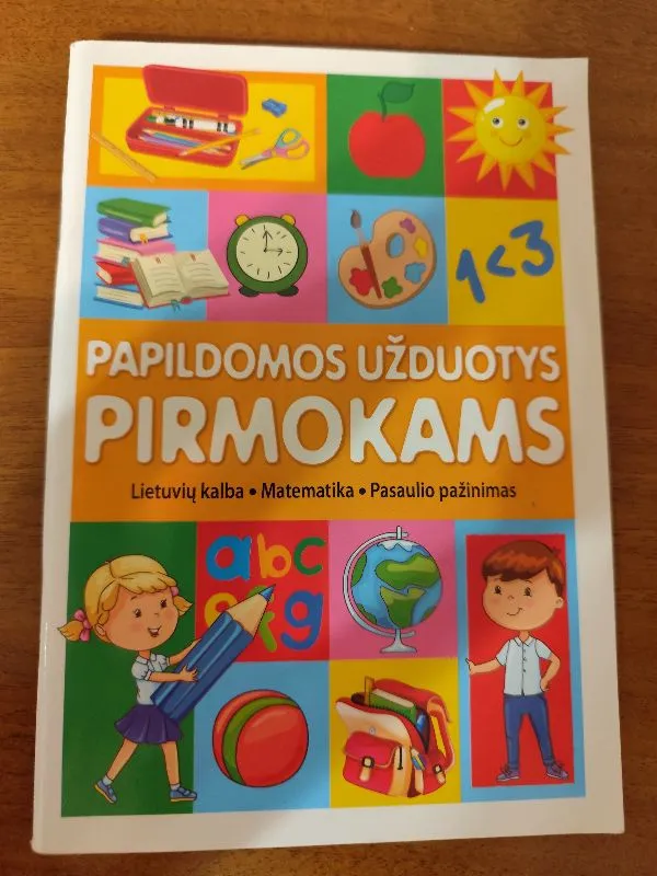 Papildomos užduotys pirmokams ir antrokams
