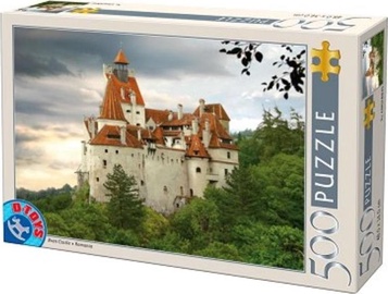Romania Bran Castle 453013, 34 cm x 48 cm, 500 vnt. D-Toys dėlionė