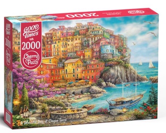 A Beautiful Day At Cinque Terre 50071, 70 cm x 100 cm, 2000 vnt. CherryPazzi dėlionė