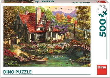 Cottage Near The Lake 50251D, 33 cm x 47 cm, 500 vnt. Dino dėlionė