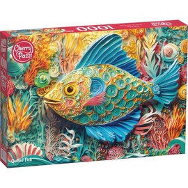 Quilled Fish 30806, 50 cm x 70 cm, 1000 vnt. CherryPazzi dėlionė