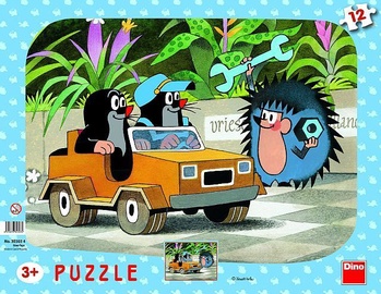 12pcs, 12 vnt. Dino dėlionė