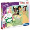 Clementoni Princess Happy Color Double Face 25714, 33.5 cm x 23.5 cm, 104 vnt. Disney dėlionė
