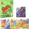 4in1 Lean Toys 4in1 zaur Jurassic Park, 29.8 cm x 25.4 cm, 73 vnt. Dino dėlionė