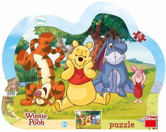 Disney Winnie Pooh 311329, 31 cm x 23 cm, 25 vnt. Dino dėlionė
