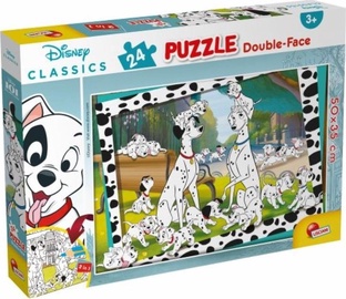Lisciani 101 Dalmatians 452636, 35 cm x 50 cm, 24 vnt. Disney dėlionė