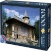 Romania Voronet Monastery 452968, 47 cm x 68 cm, 1000 vnt. D-Toys dėlionė