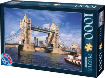 Tower Bridge 452947, 47 cm x 68 cm, 1000 vnt. D-Toys dėlionė
