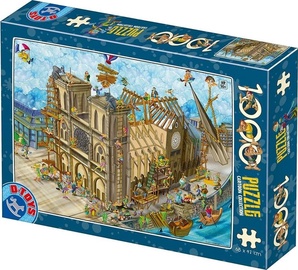 Notre Dame II 446206, 47 cm x 68 cm, 1000 vnt. D-Toys dėlionė
