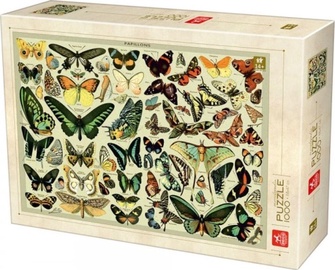 Encyclopedia Butterflies 386796, 47 cm x 68 cm, 1000 vnt. Deico dėlionė