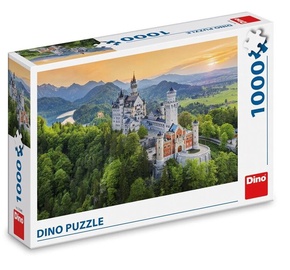 Spring Neuschwanstein, 47 cm x 66 cm, 1000 vnt. Dino dėlionė