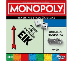 MONOPOLY Žaidimas „Monopolis“, (lietuvių kalba)