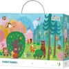 Forest Friends, 31 cm x 45 cm, 80 vnt. Dodo dėlionė