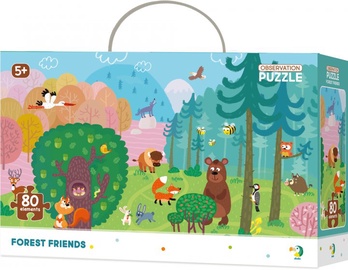 Forest Friends, 31 cm x 45 cm, 80 vnt. Dodo dėlionė