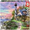 Lighthouse At Rock Bay 17740, 68 cm x 48 cm, 1000 vnt. Educa dėlionė