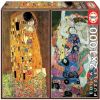 Gustav Klimt 2pcs 18488, 68 cm x 48 cm, 2000 vnt., geltona/įvairių spalvų Educa dėlionė