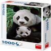 Panda with baby, 1000 vnt. Dino dėlionė