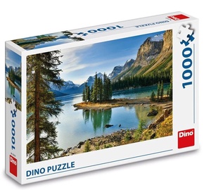 Maligne Lake, 47 cm x 66 cm, 1000 vnt. Dino dėlionė