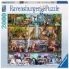 Animals world 16652, 98 cm x 75 cm, 2000 vnt. Ravensburger dėlionė
