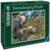 At The Waterhole, 276 cm x 192 cm, 1800 vnt. Ravensburger dėlionė