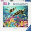 Blue Underwater World, 50 cm x 70 cm, 1000 vnt. Ravensburger dėlionė
