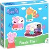 Peppa Pig 3in1, 28 cm x 24 cm, 9 vnt. Dodo dėlionė