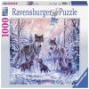 Snow wolves 191468, 38 cm x 28 cm, 1000 vnt. Ravensburger dėlionė